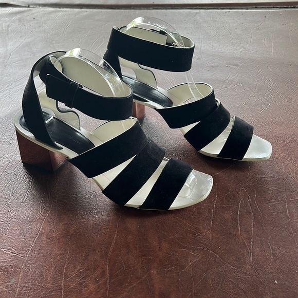 Proenza Schouler Shoes - Proenza Schouler Suede Sandal with Copper Heel